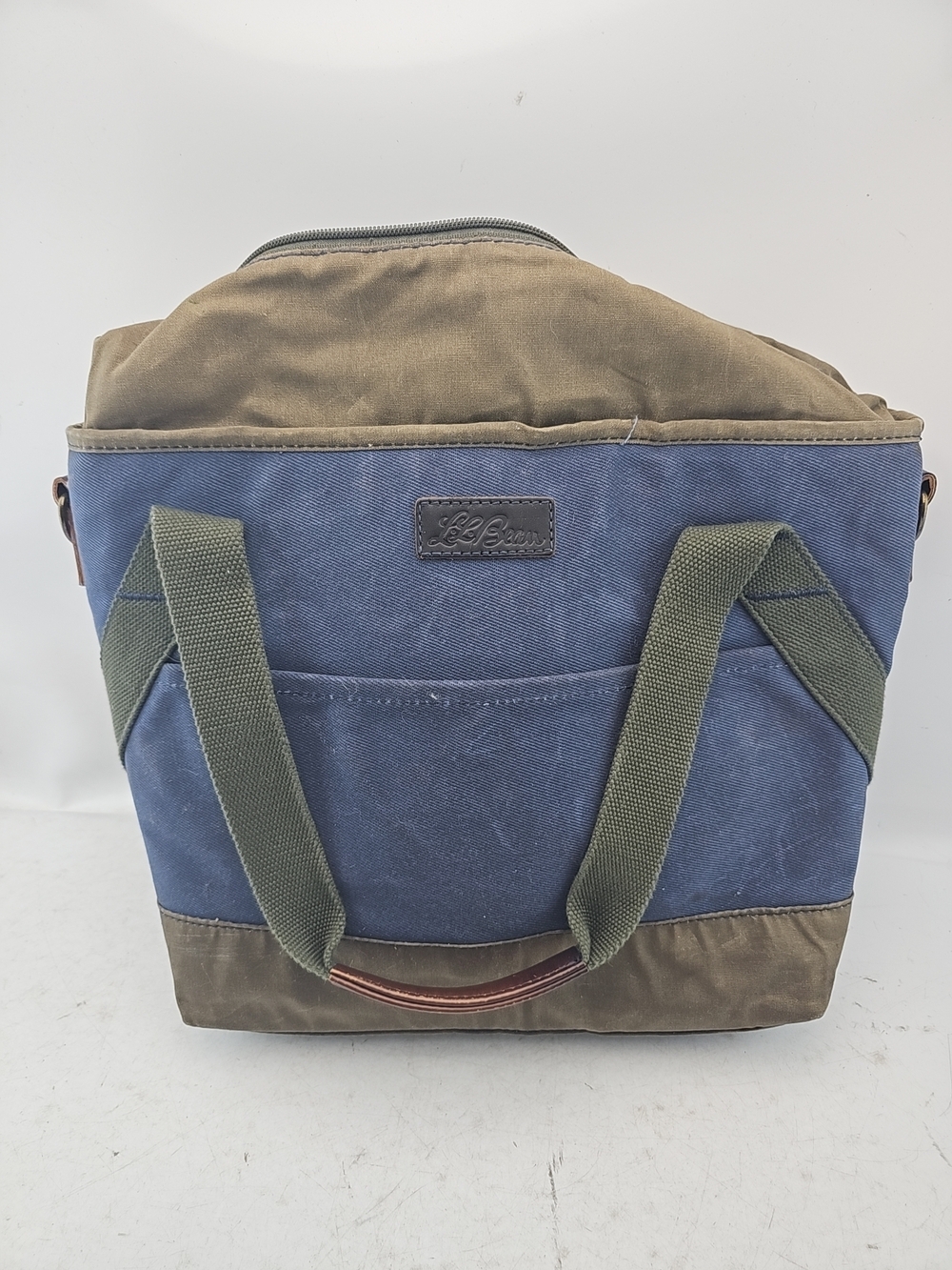 L.L. Bean Waxed Canvas Insulated Cooler Bag